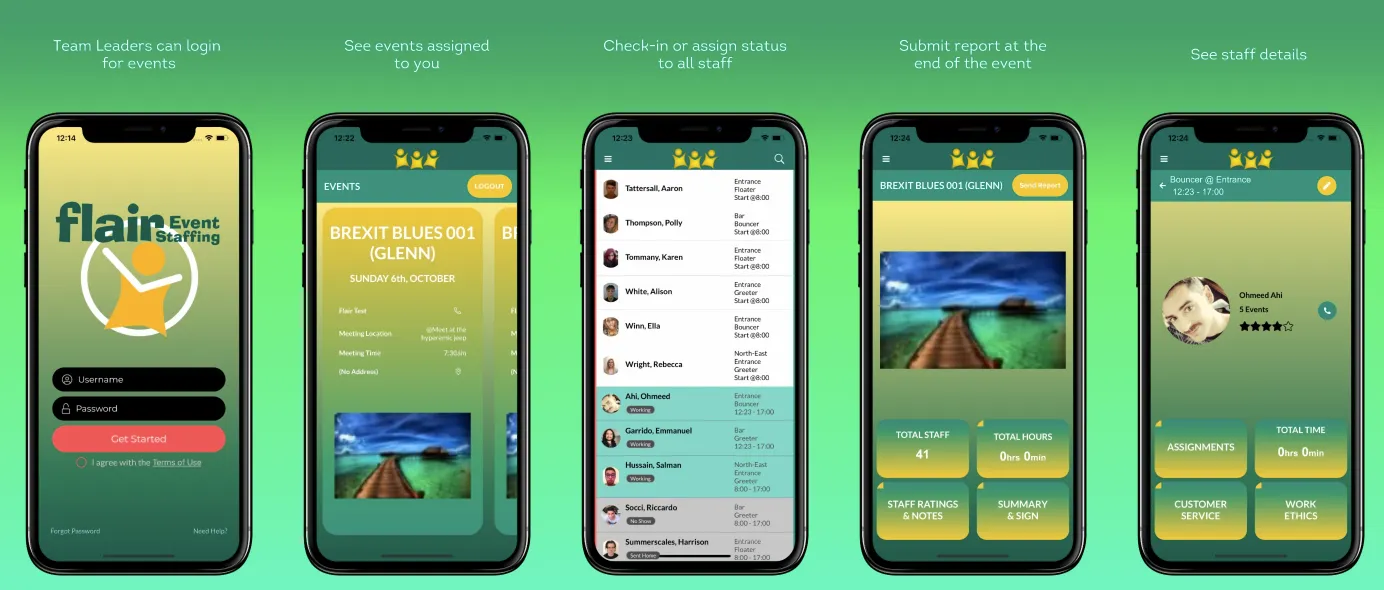 Time-Clocking app
